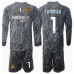 Inter Milan Yann Sommer #1 Keeper Tredjedraktsett Barn 2024-25 Langermet (+ Korte bukser)